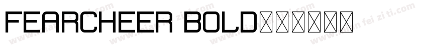 Fearcheer Bold字体转换